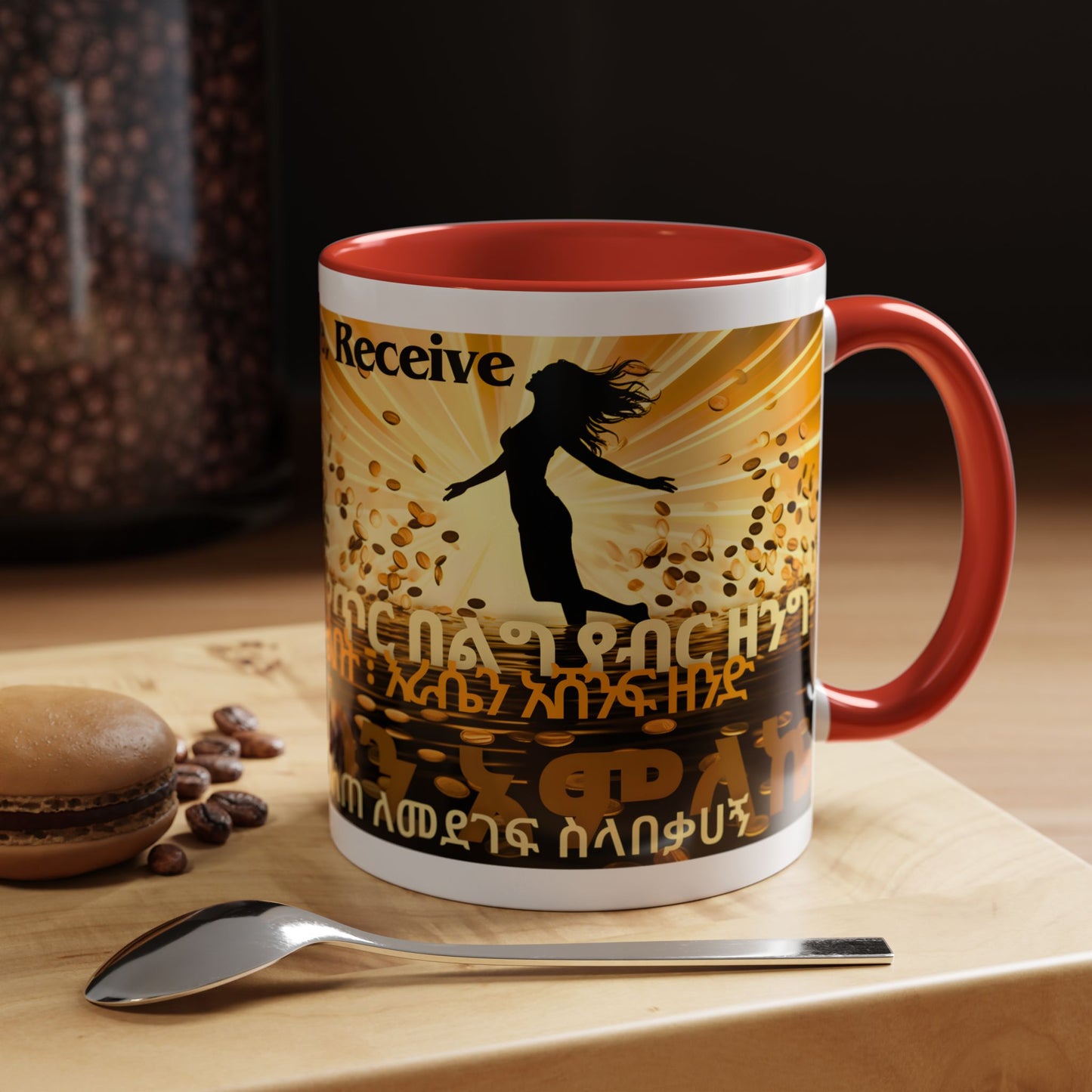 The Prosperous Woman Ceramic Mug, two color
