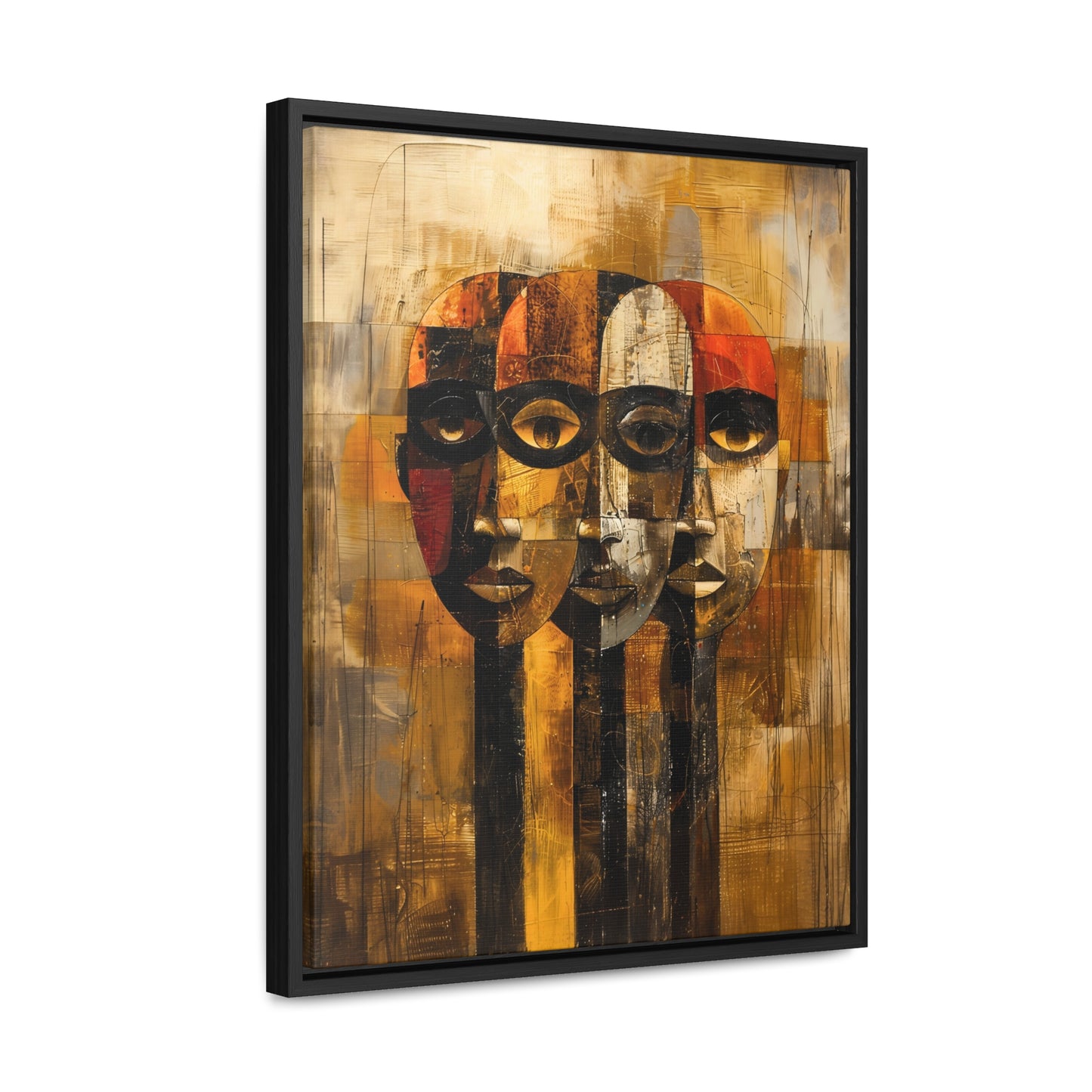 Beneath the Veil - Framed Canvas Wall Art