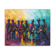 Sax Clan Harmony - Canvas Wall Art