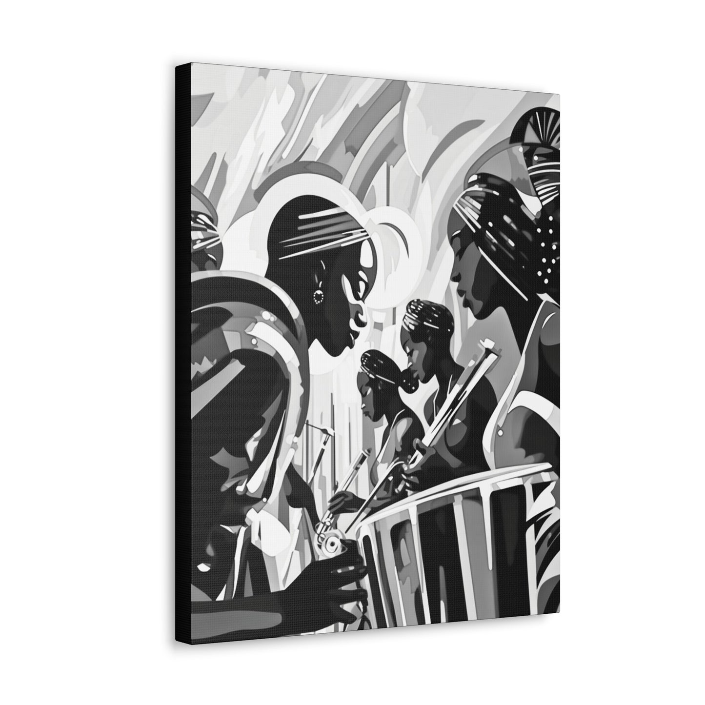 Street Pulse - Canvas b&w Wall Art