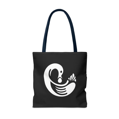 Sankofa & Yin Yang Heartware Symbols Tote Bag