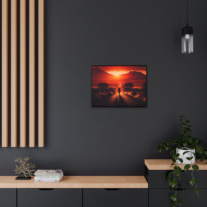 "Not without purpose" - Framed Canvas Wall Art