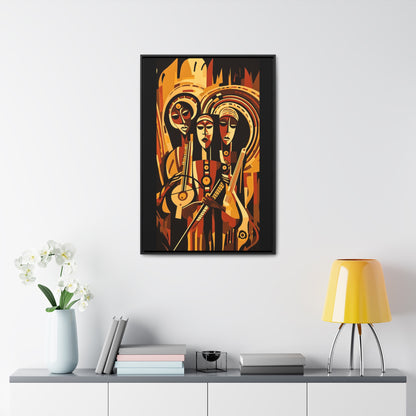 The Masinko Maestro - Framed Canvas Wall Art