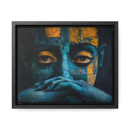 Silent Contemplation - Framed Canvas Wall Art