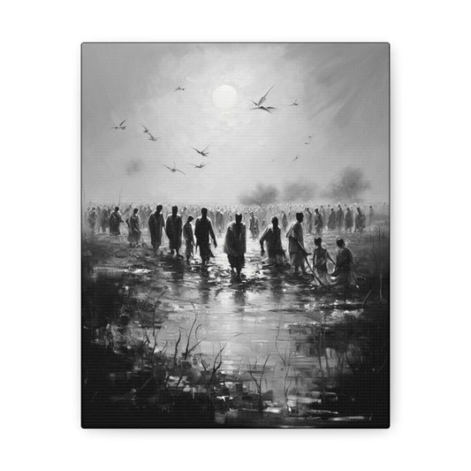 Exodus - Canvas b&w Wall Art