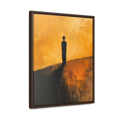Alone, not Lonely - Framed Canvas Wall Art