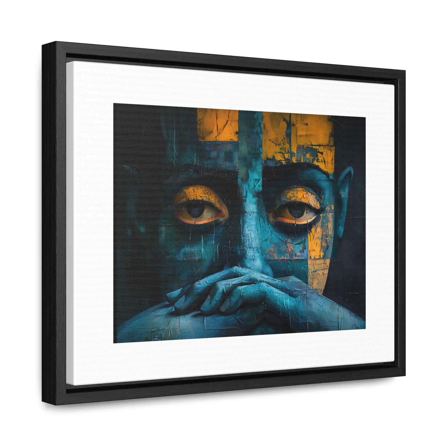 Silent Contemplation - Framed Canvas Wall Art