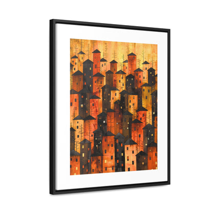 City of Inner Heights - Framed Canvas Wall Art