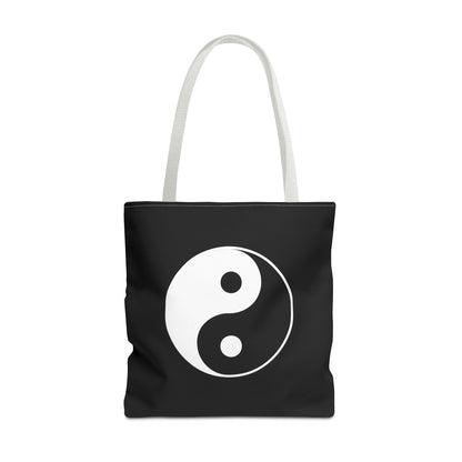 Sankofa & Yin Yang Heartware Symbols Tote Bag