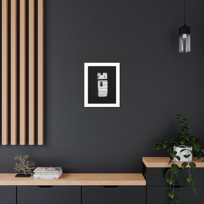 Sacred Portal - Canvas Photography b&w