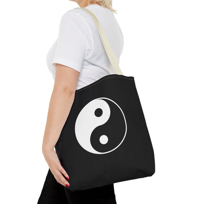 Sankofa & Yin Yang Heartware Symbols Tote Bag