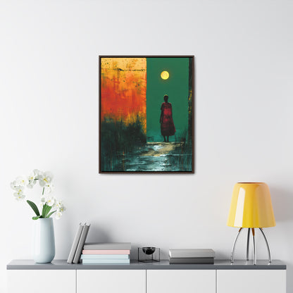 Turned the Corner - Framed Canvas Wall Art