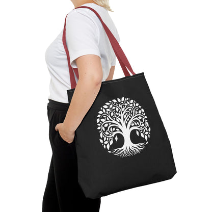 Tree of Life & Mandala Heartware Symbols Tote Bag