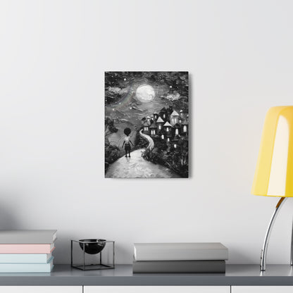 Path to Abundance II - Canvas b&w Wall Art