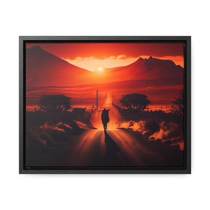"Not without purpose" - Framed Canvas Wall Art