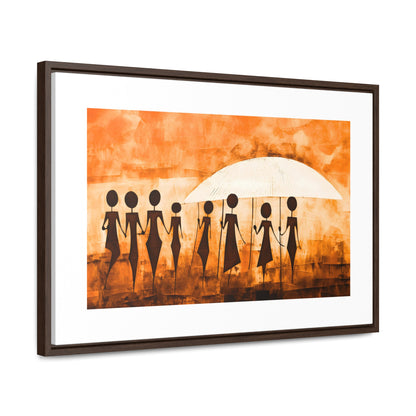 ስንቅ's Divine Design - Framed Canvas Wall Art