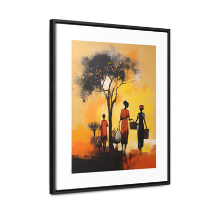 Baskets of Bond and Grace - Framed Canvas Wall Art
