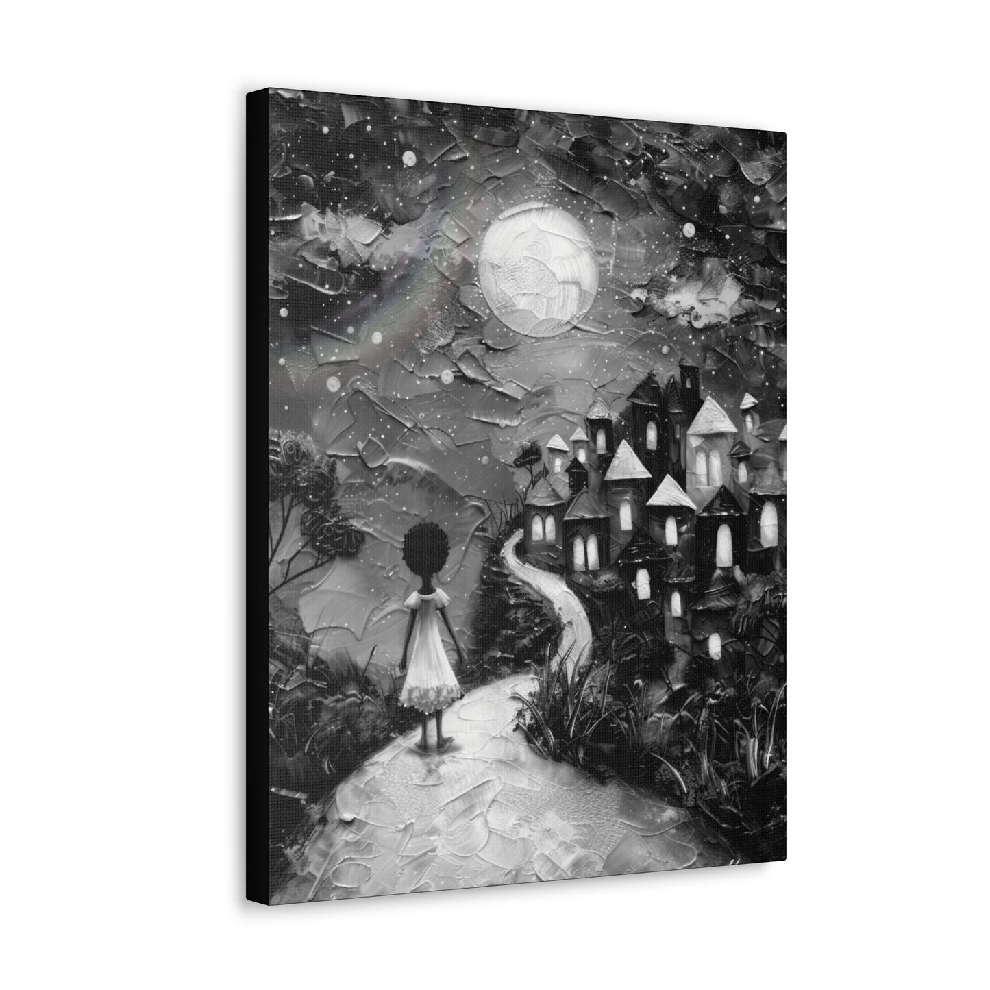 Path to Abundance I - Canvas b&w Wall Art