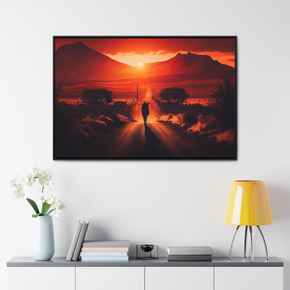 "Not without purpose" - Framed Canvas Wall Art