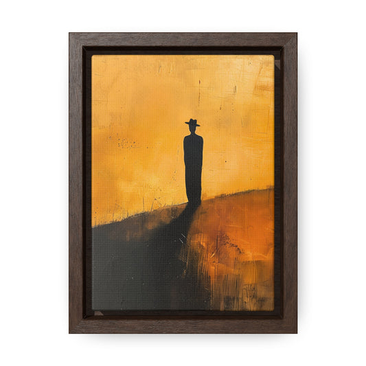 Alone, not Lonely - Framed Canvas Wall Art