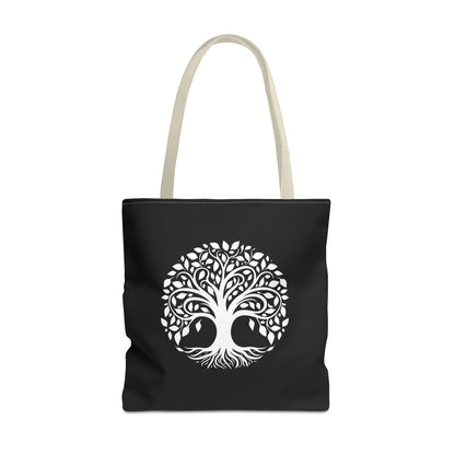 Tree of Life & Mandala Heartware Symbols Tote Bag