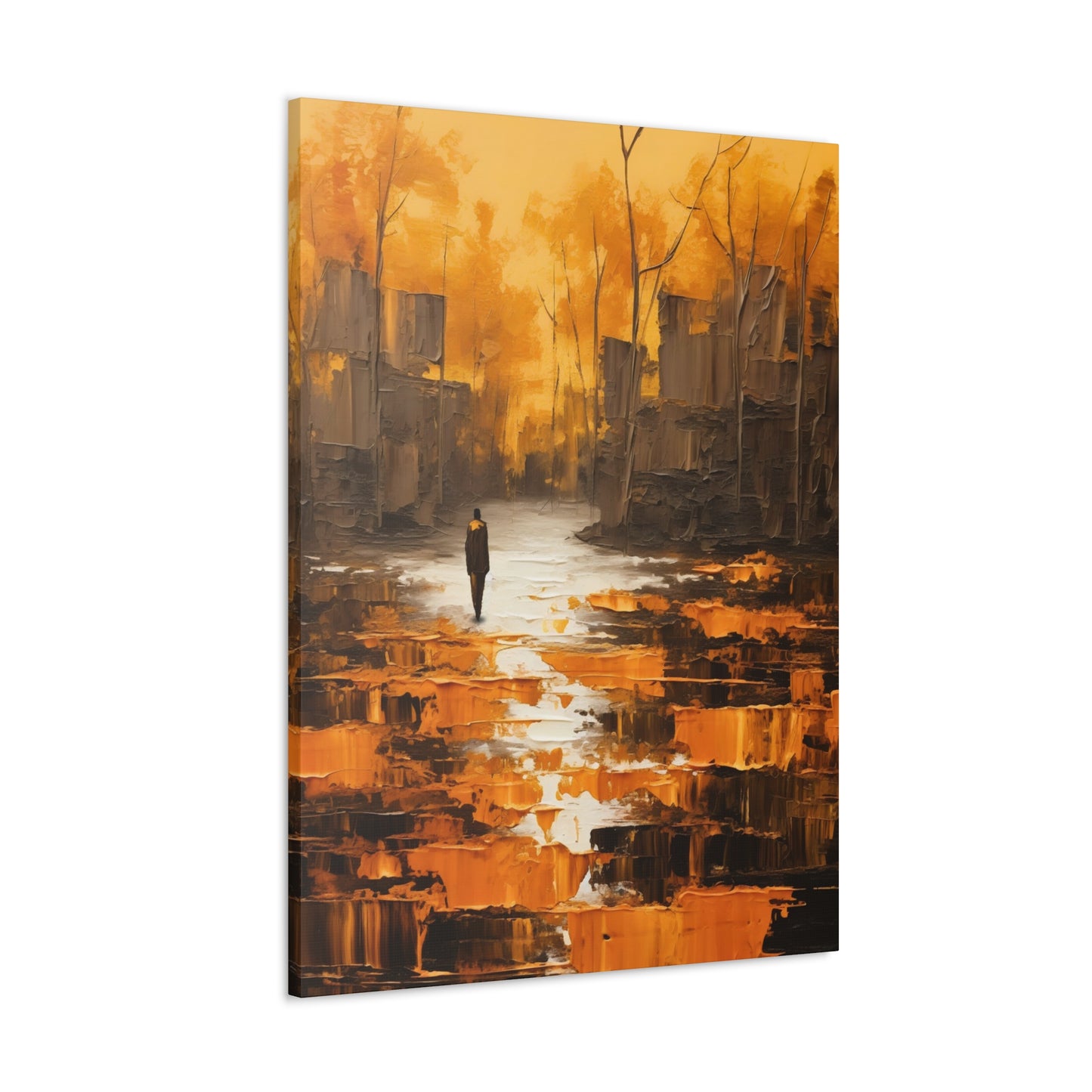 Solitude's Wisdom - Canvas Wall Art