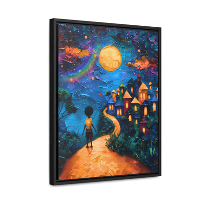 Path to Abundance II - Framed Canvas Wall Art