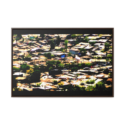 The Hood: a Mercato Mosaic - Framed Canvas Photography