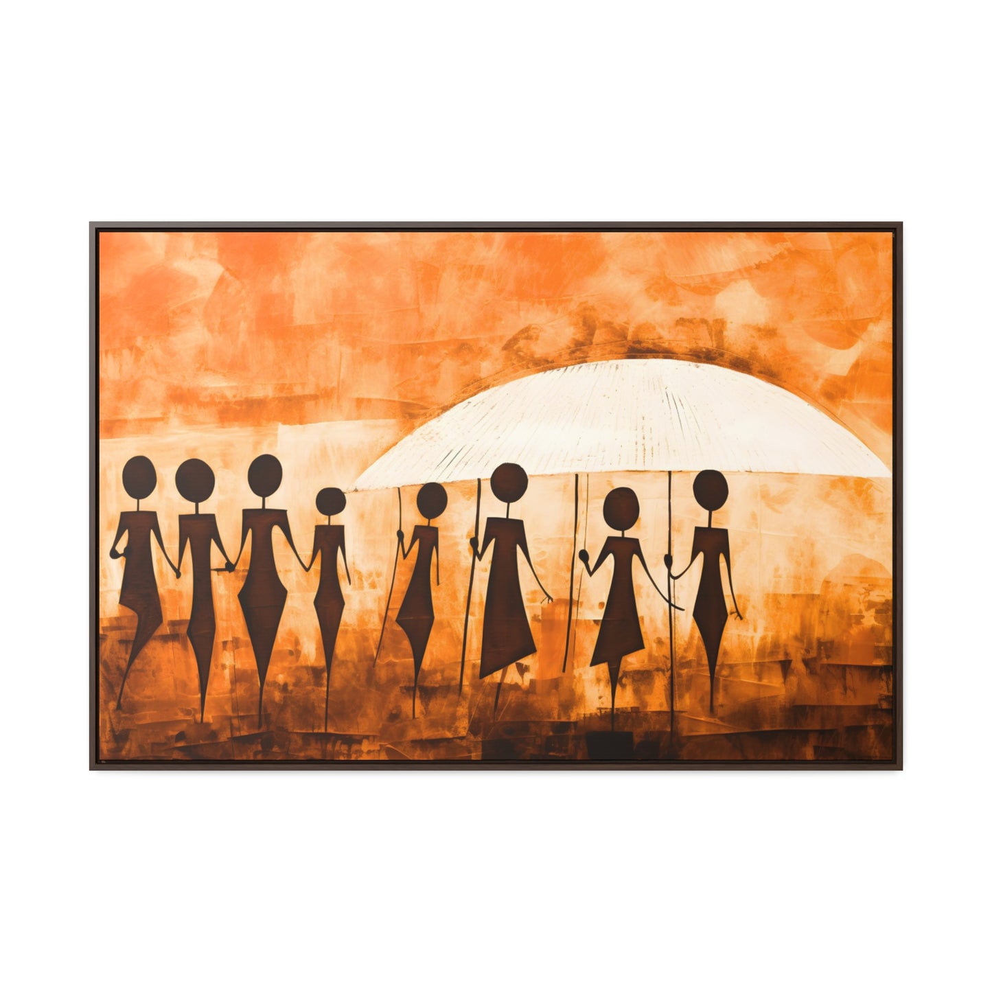 ስንቅ's Divine Design - Framed Canvas Wall Art