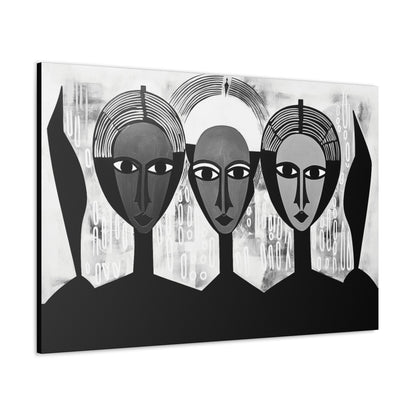 Guardian Angels - Canvas b&w Wall Art