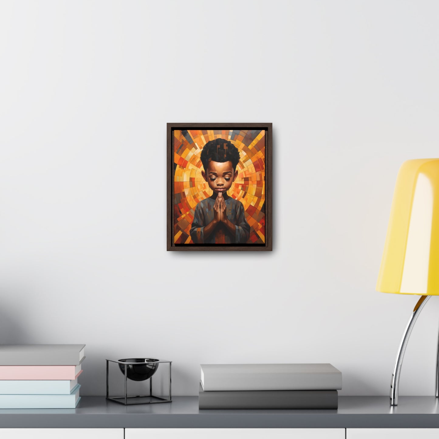 Radiance of Grace - Framed Canvas Wall Art