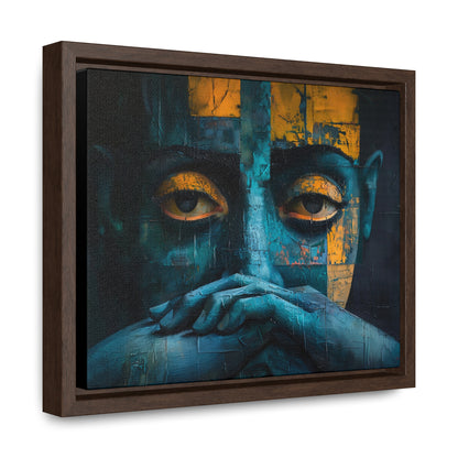 Silent Contemplation - Framed Canvas Wall Art