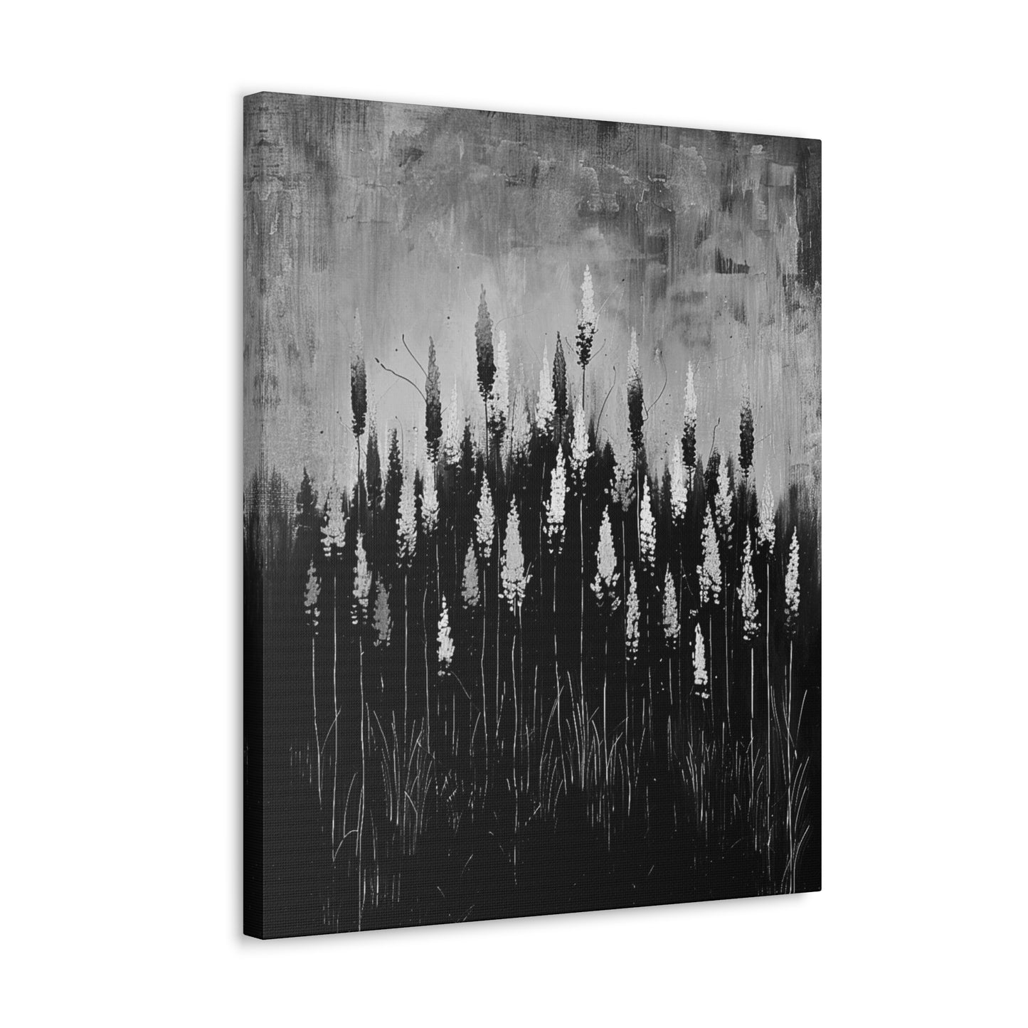 The Calm Before the Bloom - Canvas b&w Wall Art