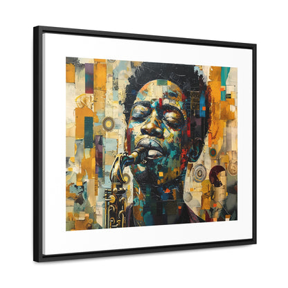 Soul of the Sax - Framed Canvas Wall Art