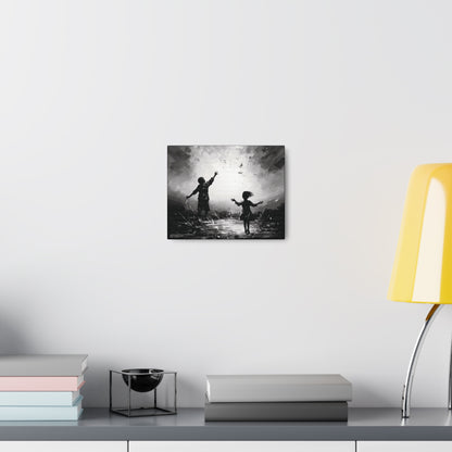Playing with Light - Canvas b&w Wall Art