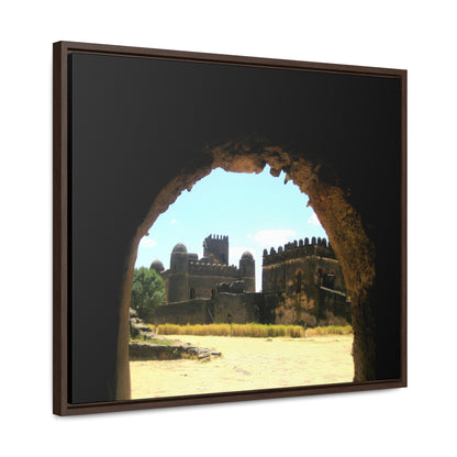Through the Lion's Jaws - Framed Canvas Photography