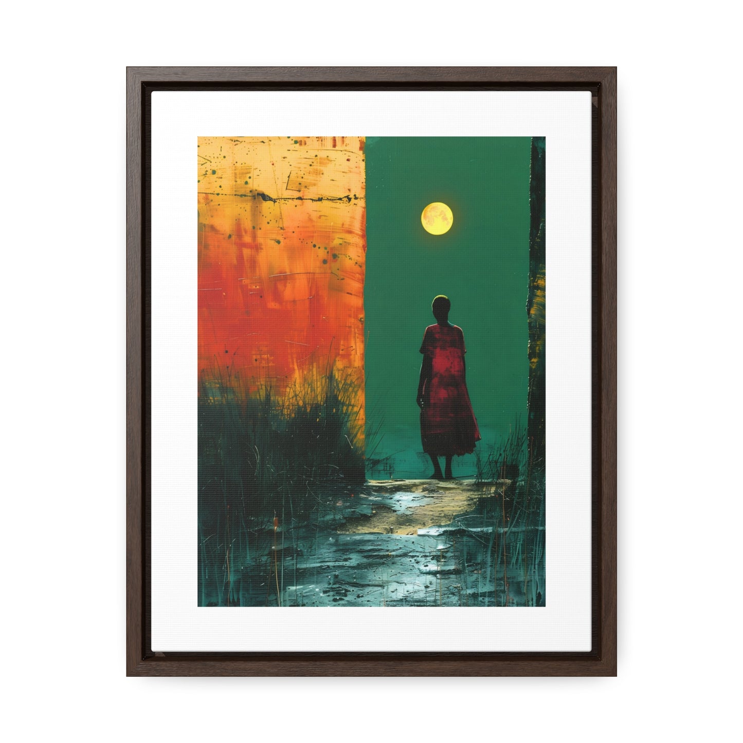 Turned the Corner - Framed Canvas Wall Art