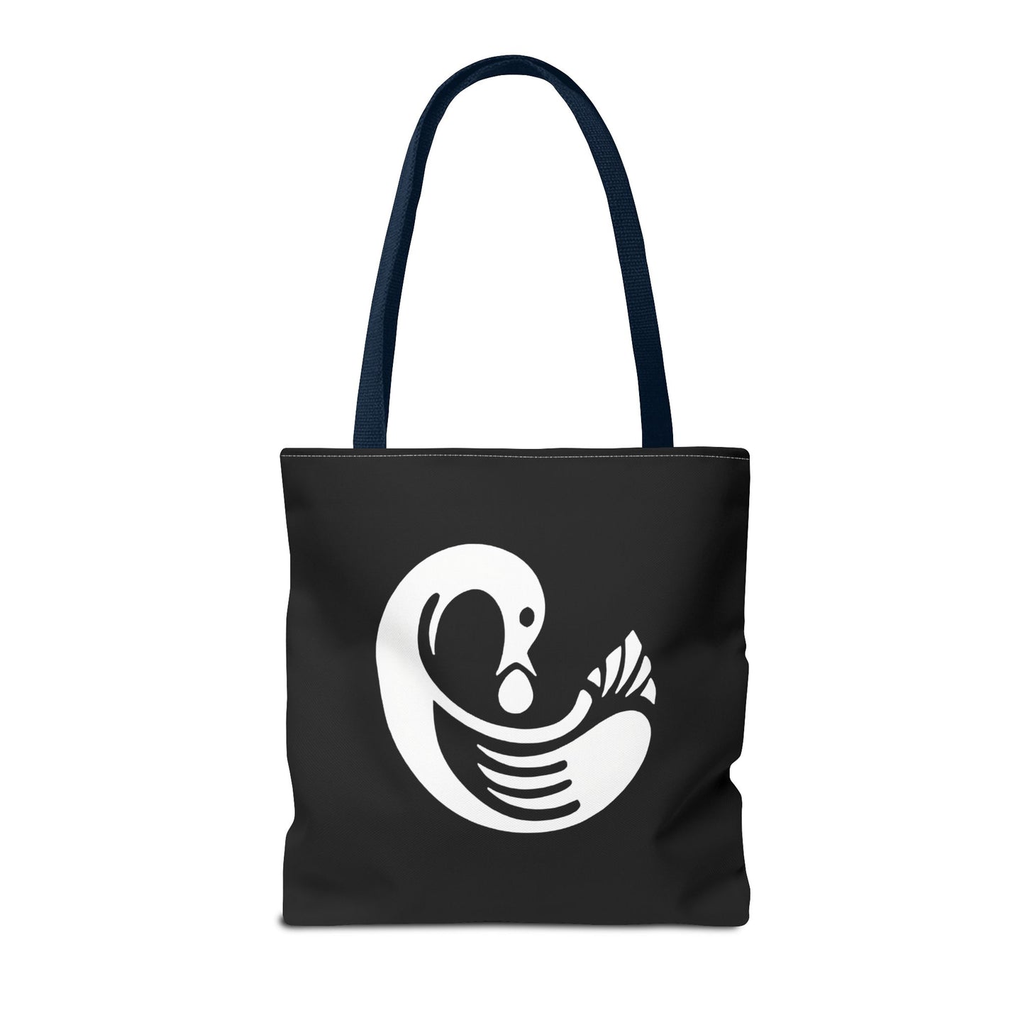 Sankofa & Yin Yang Heartware Symbols Tote Bag