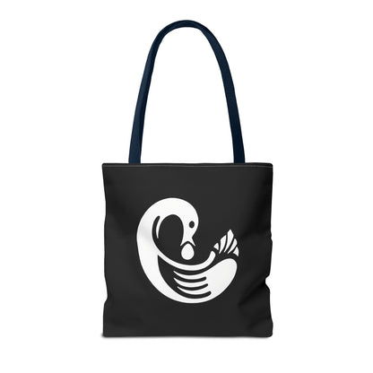Sankofa & Yin Yang Heartware Symbols Tote Bag