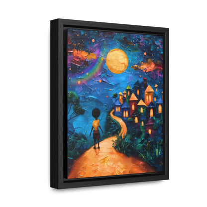 Path to Abundance II - Framed Canvas Wall Art