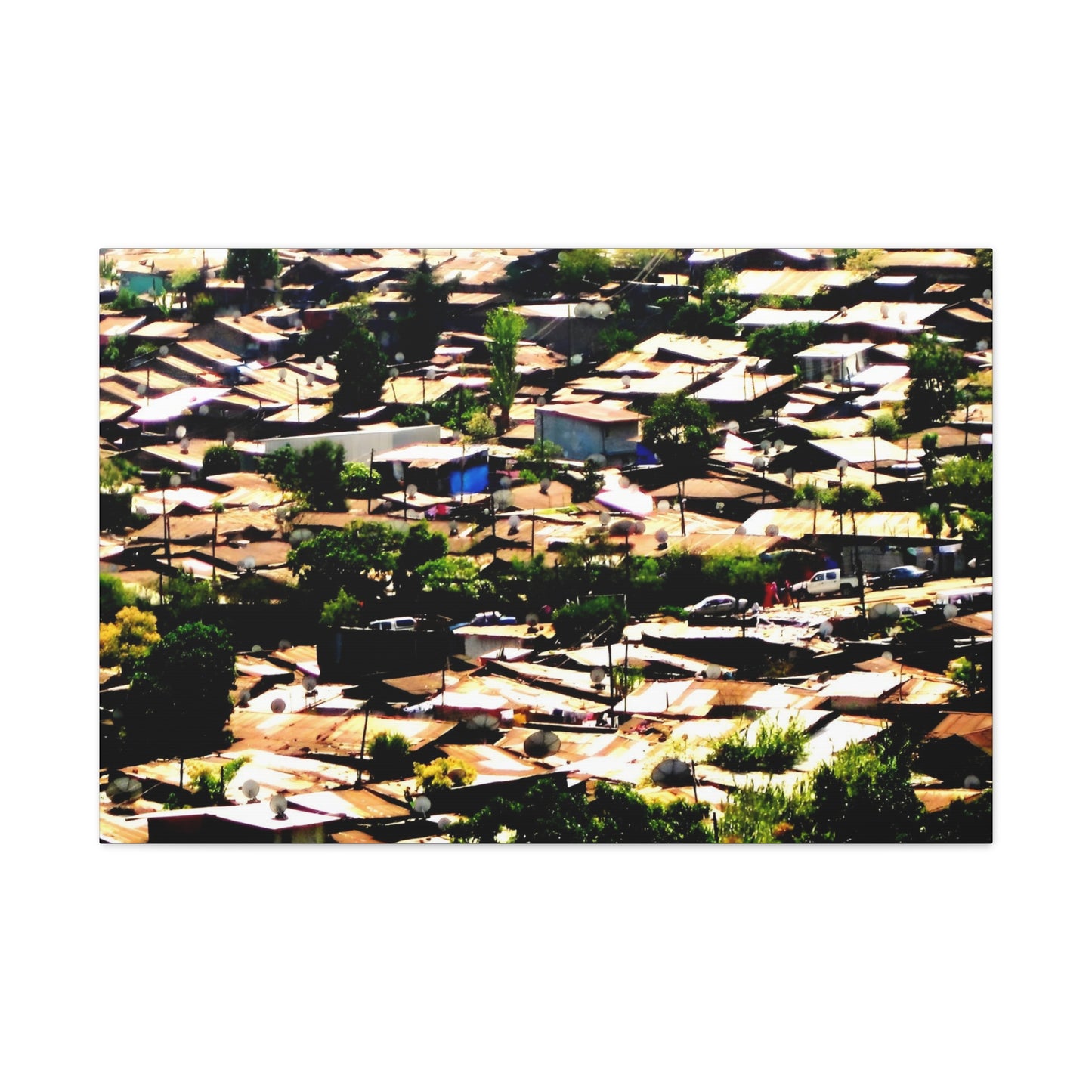 The Hood: a Mercato Mosaic - Canvas Photography