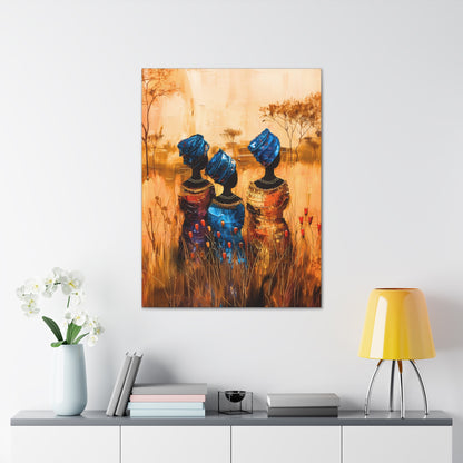 Sisters of the Savannah - Canvas Wall Art