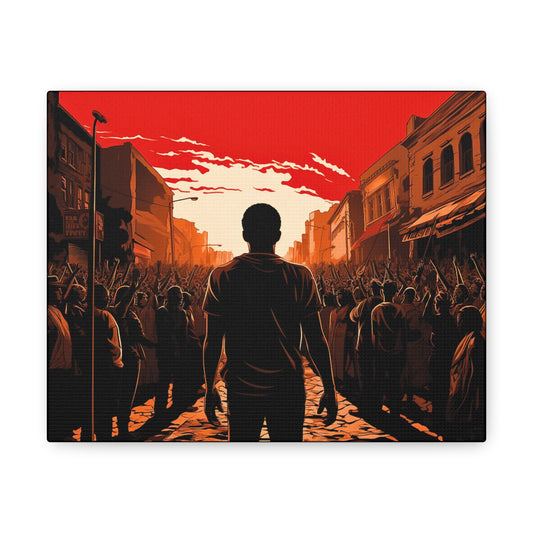ሳይደፈርስ አይጠራም - Canvas Wall Art