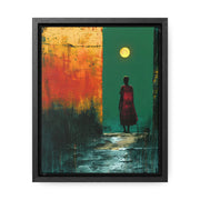 Turned the Corner - Framed Canvas Wall Art