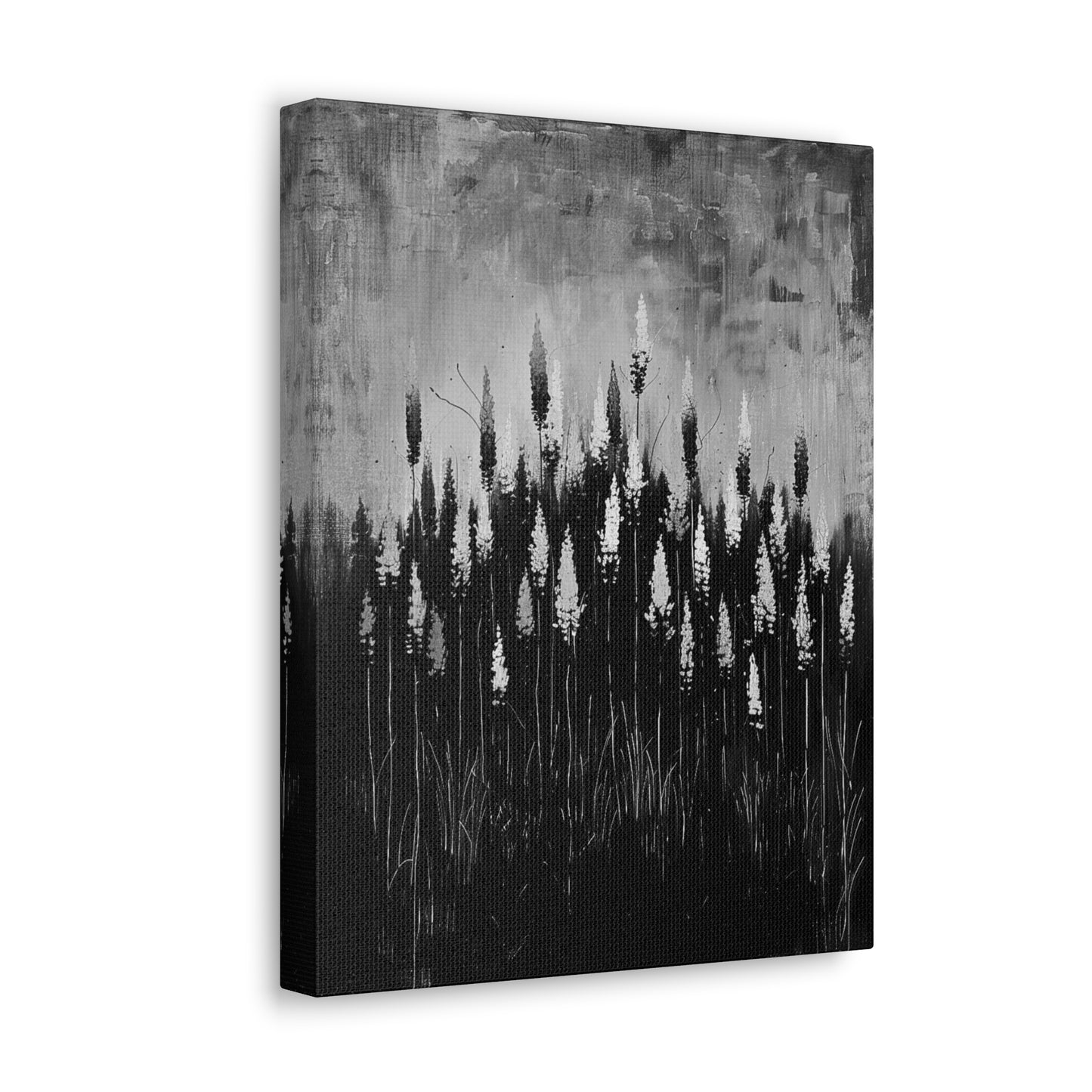 The Calm Before the Bloom - Canvas b&w Wall Art