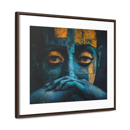Silent Contemplation - Framed Canvas Wall Art