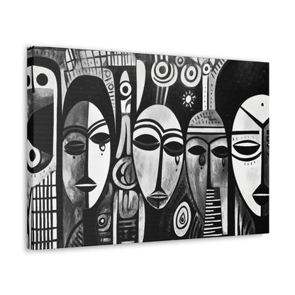 Journeys Anew - Canvas b&w Wall Art