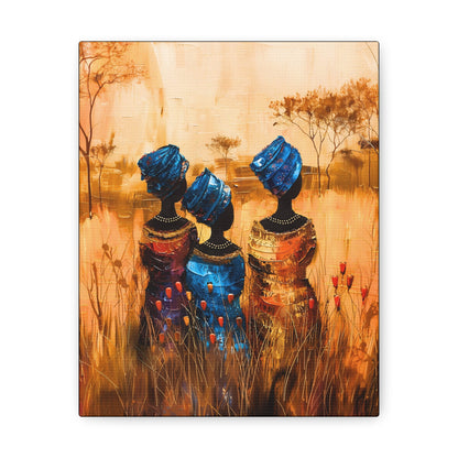 Sisters of the Savannah - Canvas Wall Art