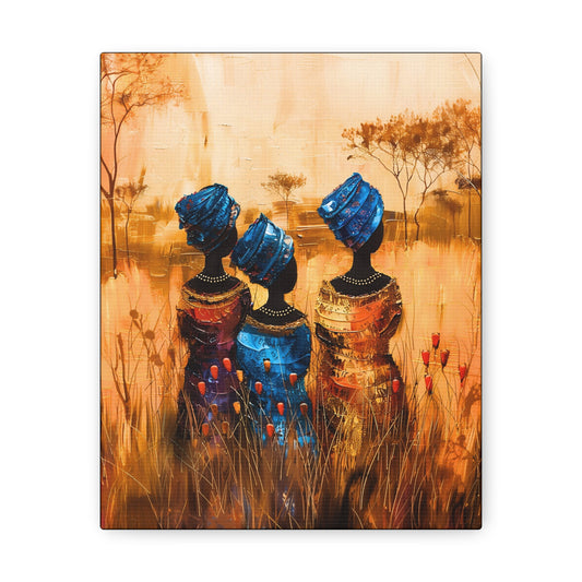 Sisters of the Savannah - Canvas Wall Art