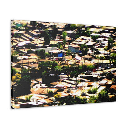 The Hood: a Mercato Mosaic - Canvas Photography